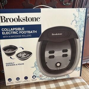 NWT in box Brookstone Collapsible Electric Footbath